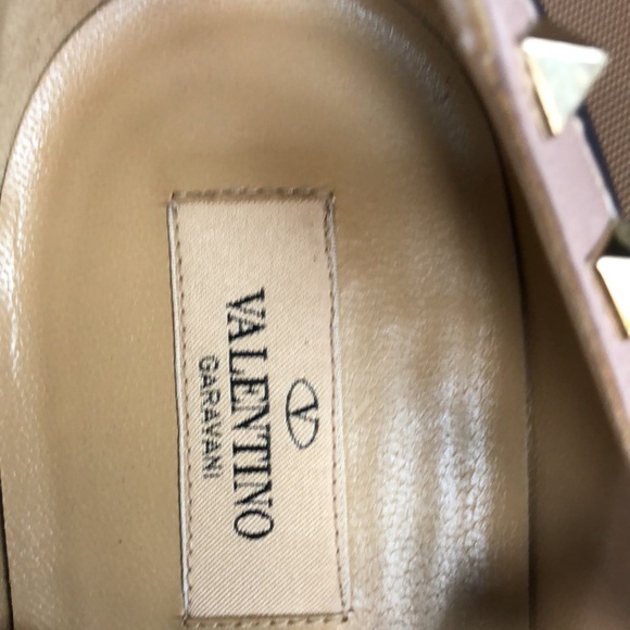 Valentino Garavani women’s rockstud caged navy flats with ankle strap size EU 41 - Picture 9 of 9